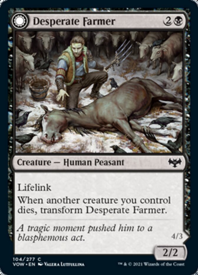 Desperate Farmer // Depraved Harvester [Innistrad: Crimson Vow] | Gate City Games LLC
