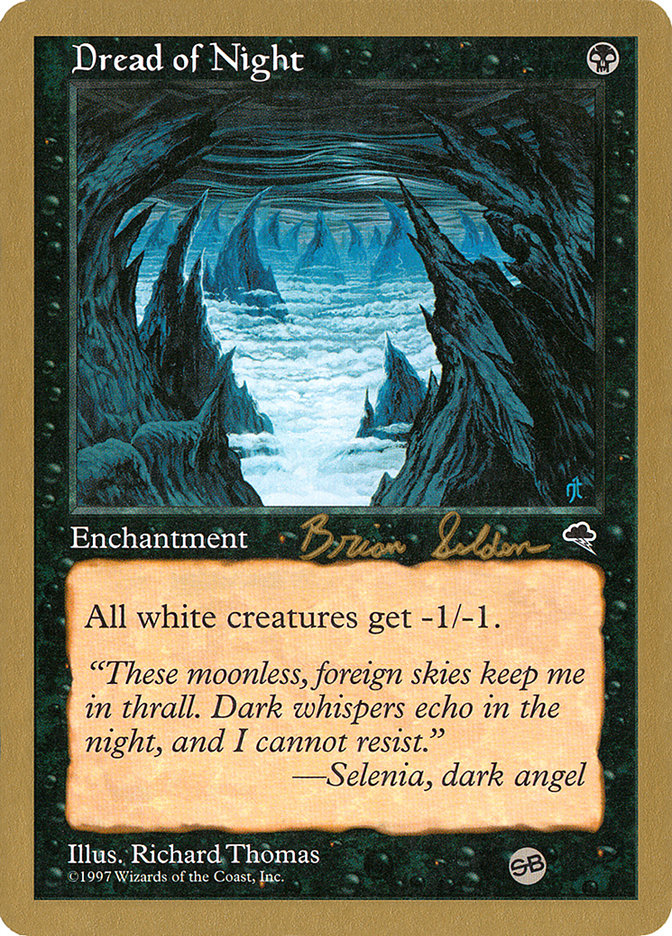 Dread of Night (Brian Selden) (SB) [World Championship Decks 1998] | Gate City Games LLC