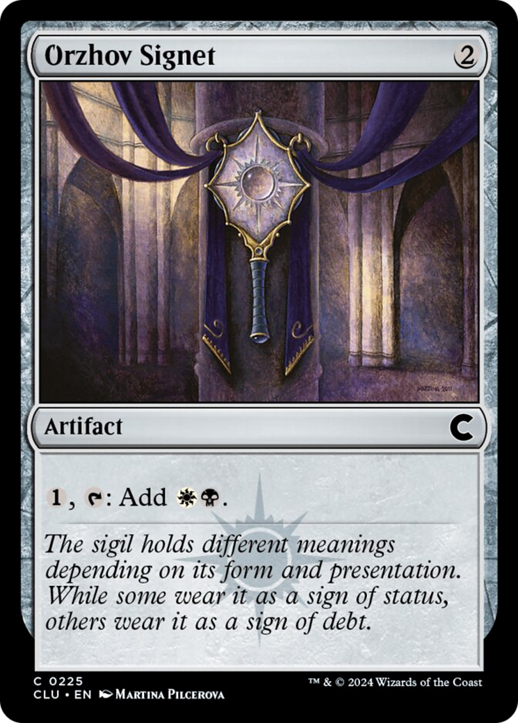 Orzhov Signet [Ravnica: Clue Edition] | Gate City Games LLC
