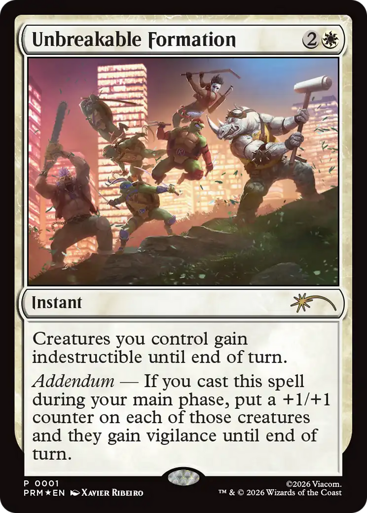 Unbreakable Formation [Media Promos] | Gate City Games LLC