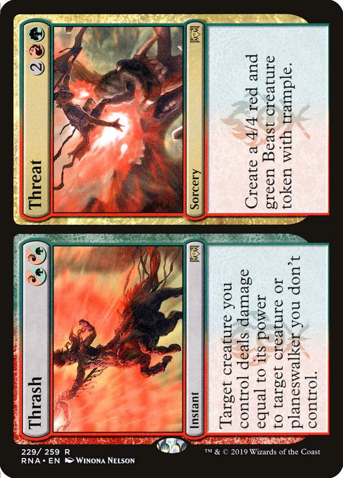 Thrash // Threat [Ravnica Allegiance] | Gate City Games LLC