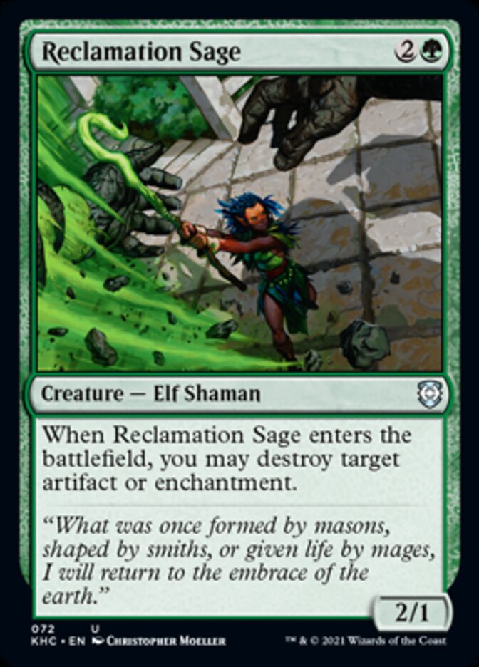 Reclamation Sage [Kaldheim Commander] | Gate City Games LLC