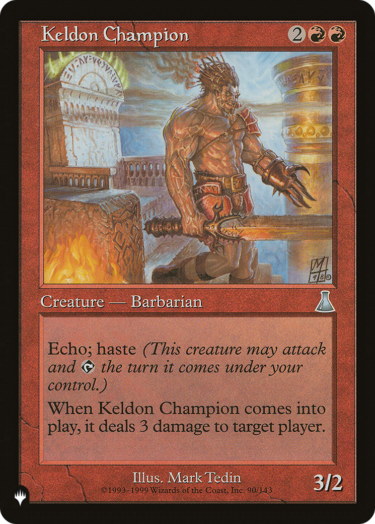 Keldon Champion [The List] | Gate City Games LLC