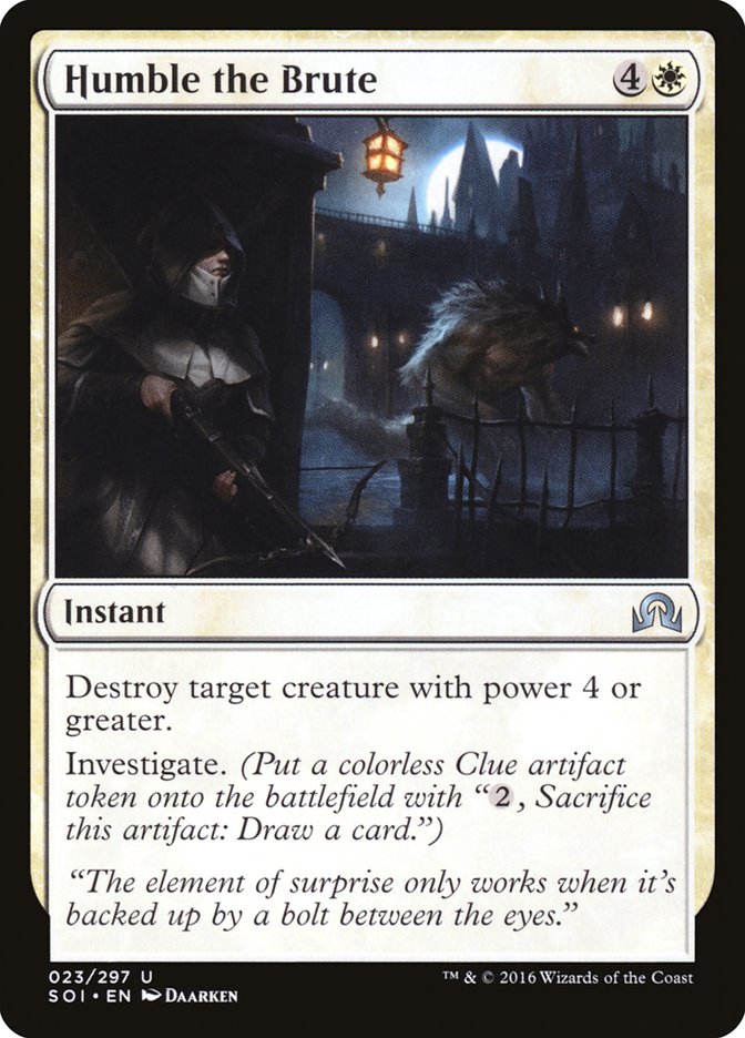 Humble the Brute [Shadows over Innistrad] | Gate City Games LLC