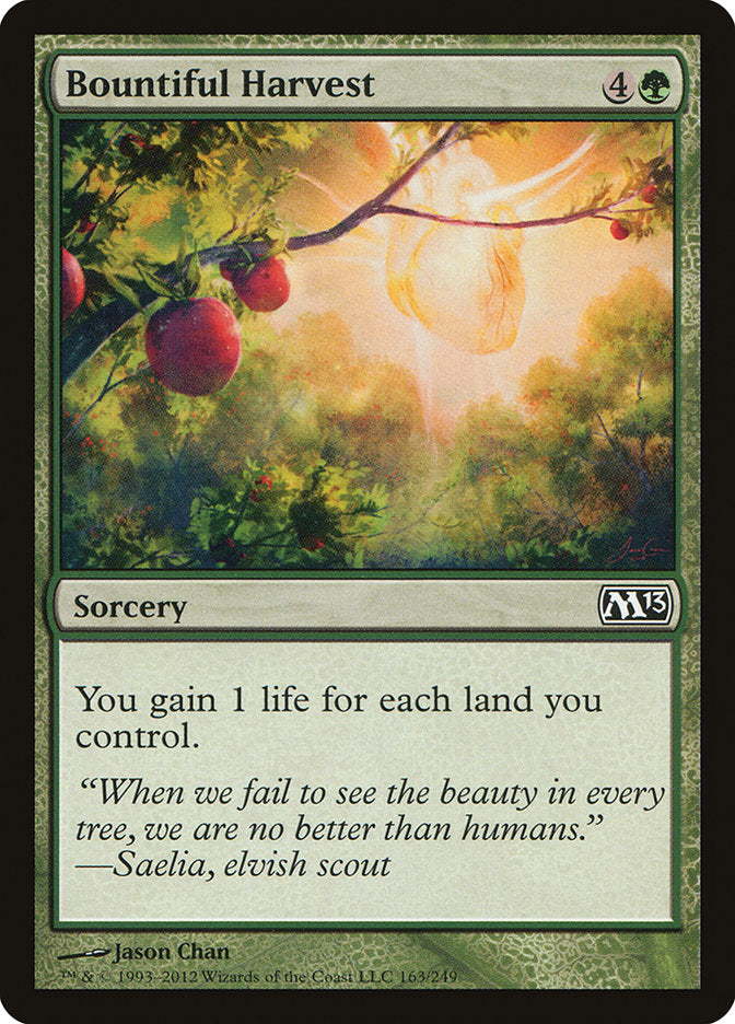 Bountiful Harvest [Magic 2013] | Gate City Games LLC