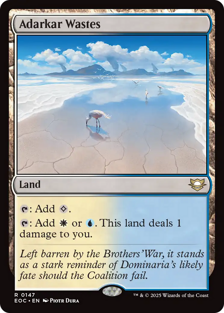 Adarkar Wastes [Edge of Eternities Commander] | Gate City Games LLC