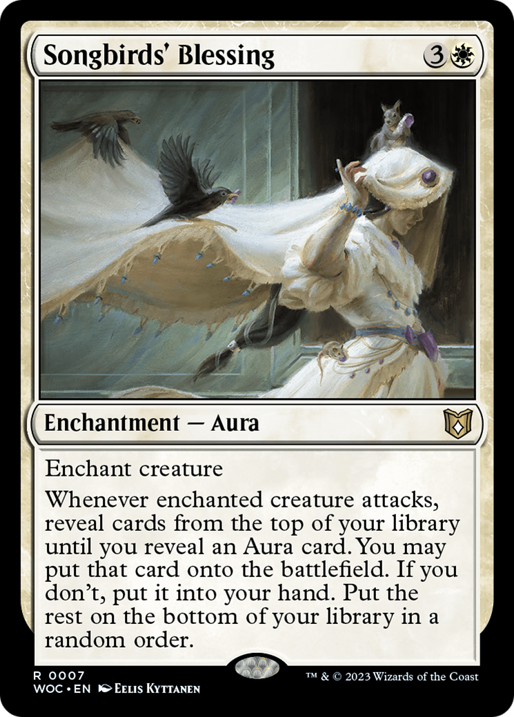 Songbirds' Blessing [Wilds of Eldraine Commander] | Gate City Games LLC