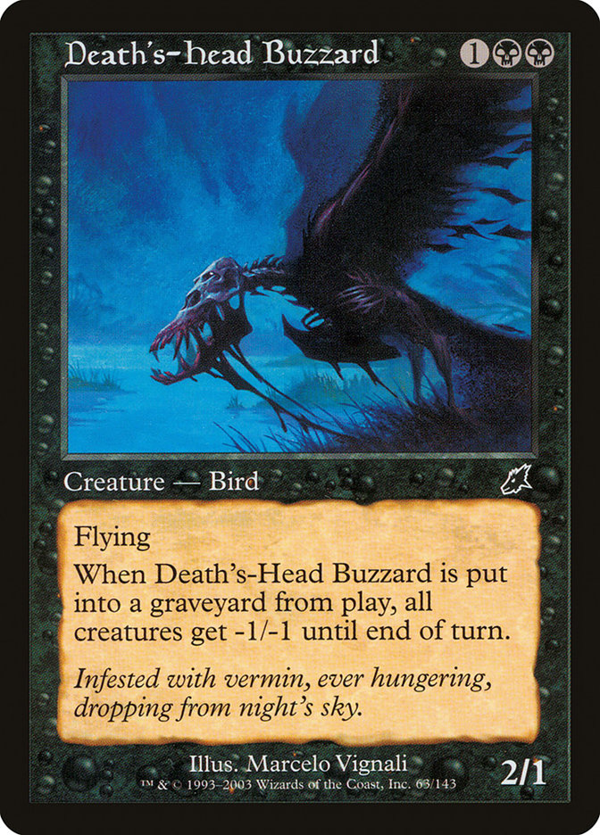 Death's-Head Buzzard [Scourge] | Gate City Games LLC
