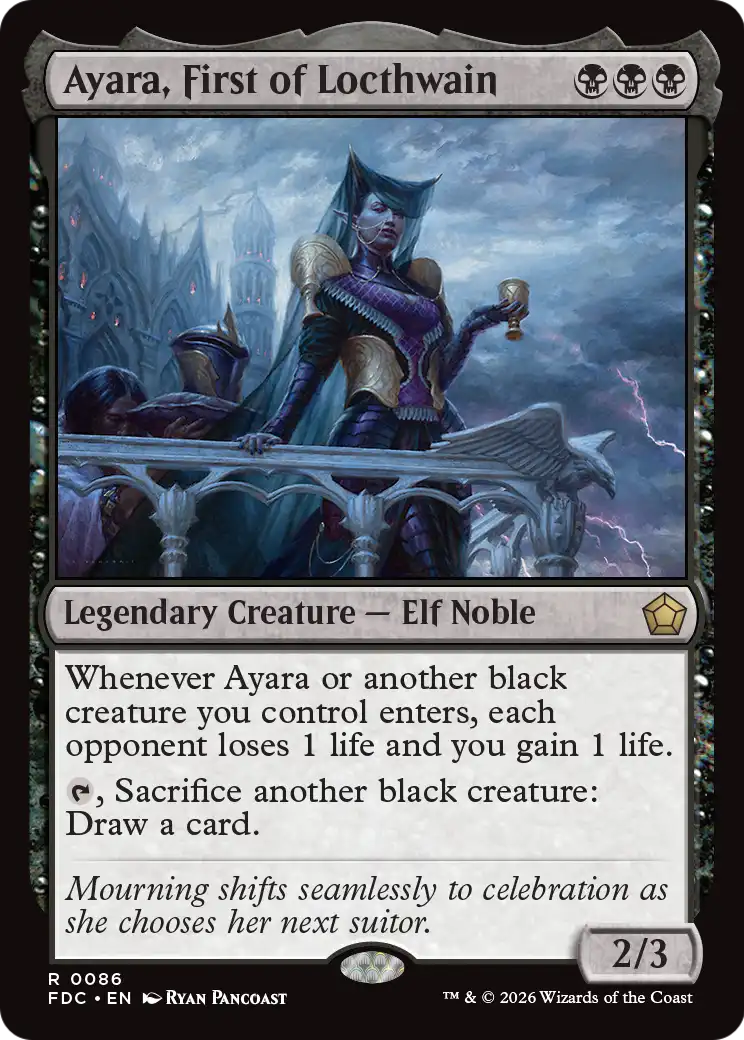 Ayara, First of Locthwain [Foundations Commander] | Gate City Games LLC