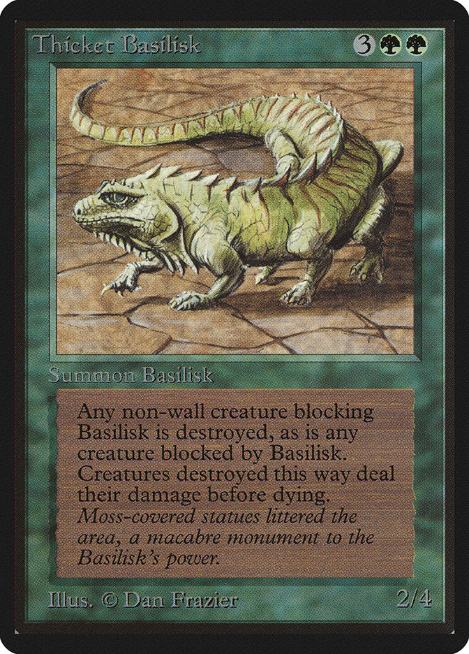 Thicket Basilisk [Beta Edition] | Gate City Games LLC