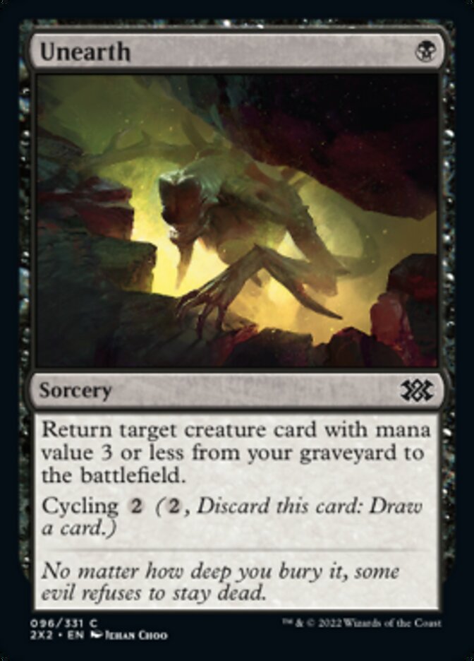 Unearth [Double Masters 2022] | Gate City Games LLC