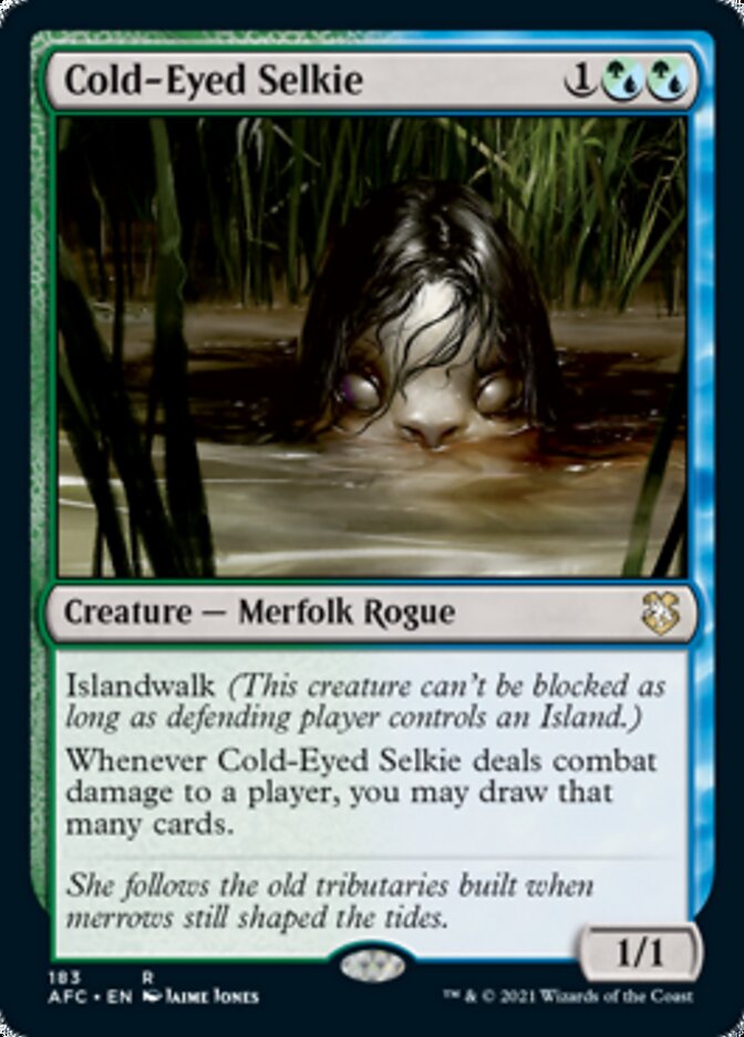 Cold-Eyed Selkie [Dungeons & Dragons: Adventures in the Forgotten Realms Commander] | Gate City Games LLC