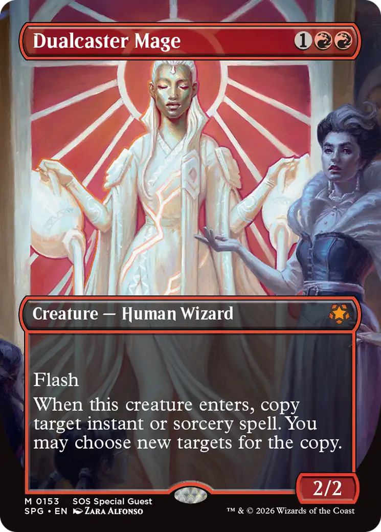 Dualcaster Mage (Borderless) [Secrets of Strixhaven Special Guests] | Gate City Games LLC