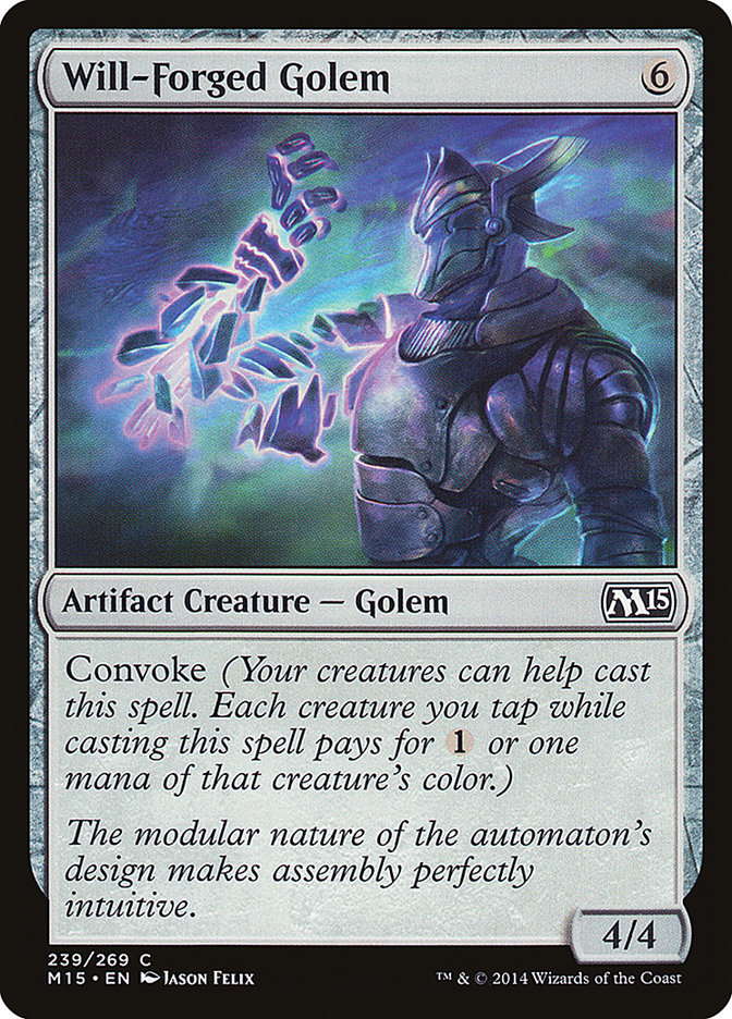 Will-Forged Golem [Magic 2015] | Gate City Games LLC