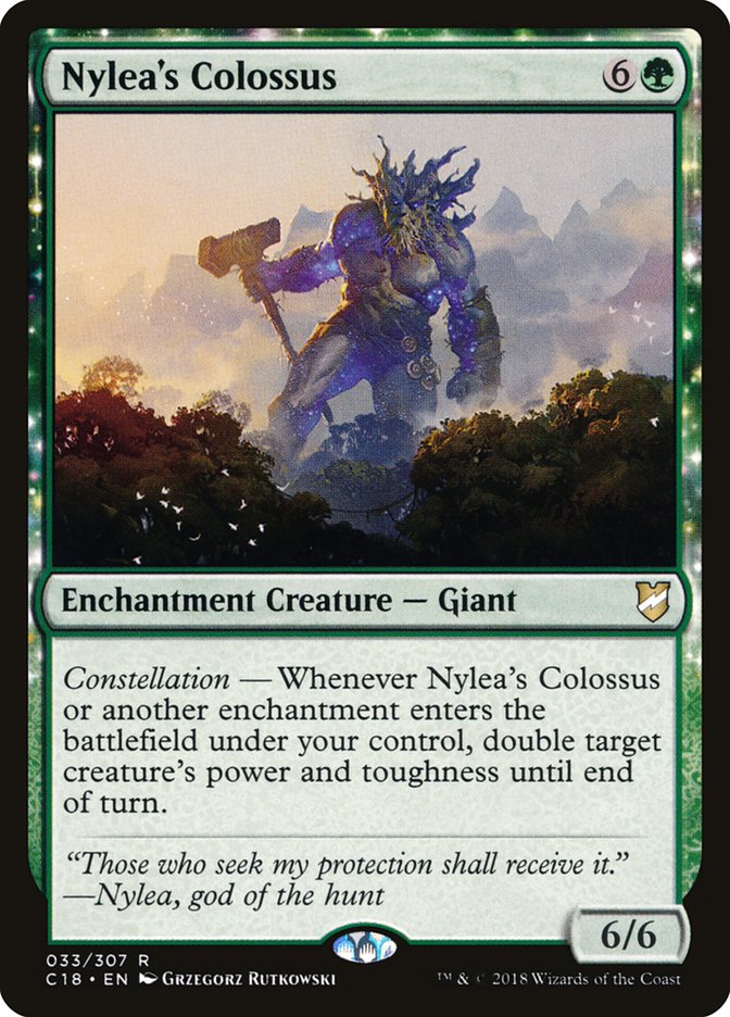 Nylea's Colossus [Commander 2018] | Gate City Games LLC