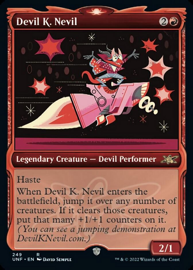 Devil K. Nevil (Showcase) [Unfinity] | Gate City Games LLC