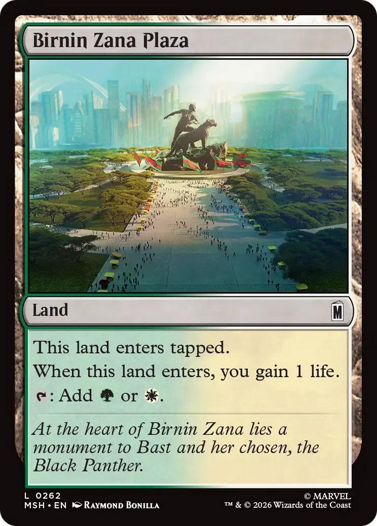 Birnin Zana Plaza [Marvel Super Heroes] | Gate City Games LLC