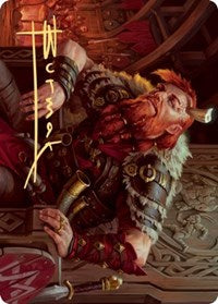Arni Brokenbrow Art Card (Gold-Stamped Signature) [Kaldheim Art Series] | Gate City Games LLC
