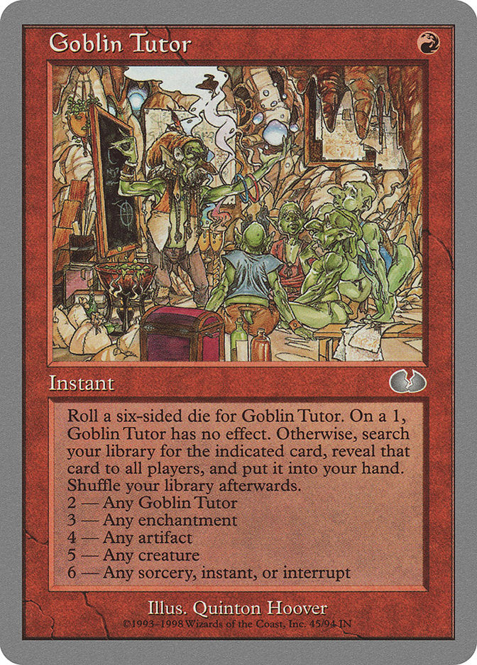 Goblin Tutor [Unglued] | Gate City Games LLC