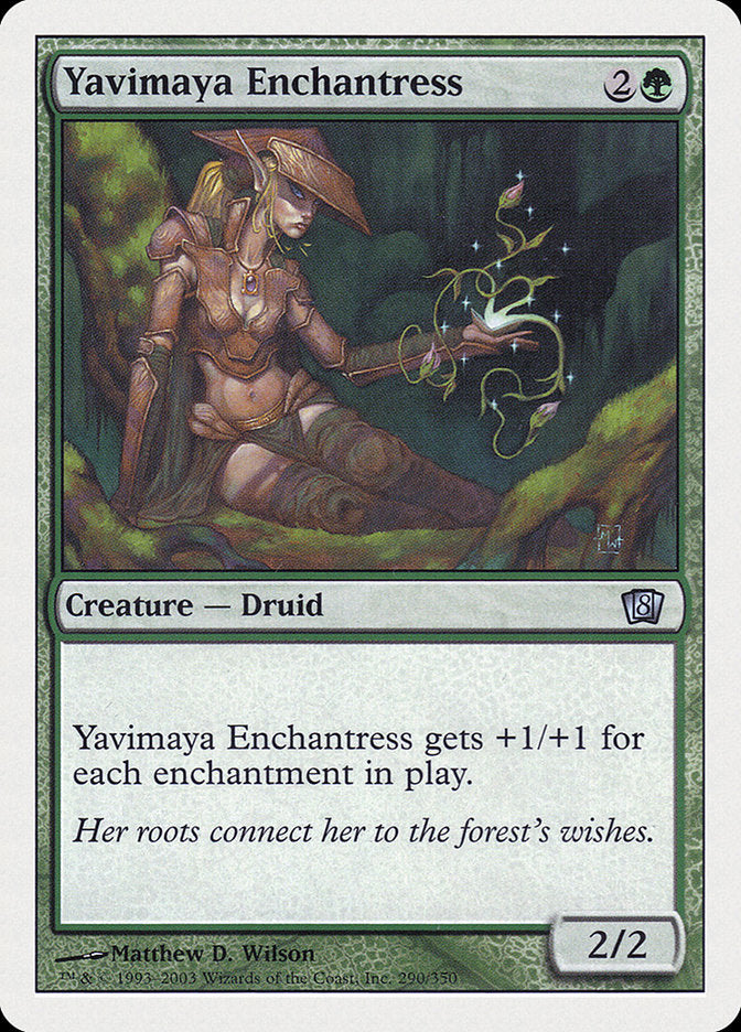 Yavimaya Enchantress [Eighth Edition] | Gate City Games LLC