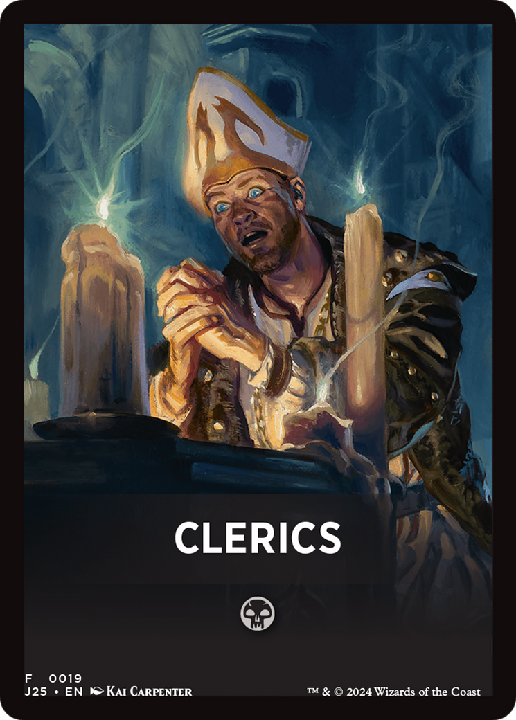 Clerics Theme Card [Foundations Jumpstart Front Cards] | Gate City Games LLC