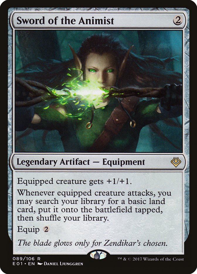 Sword of the Animist [Archenemy: Nicol Bolas] | Gate City Games LLC