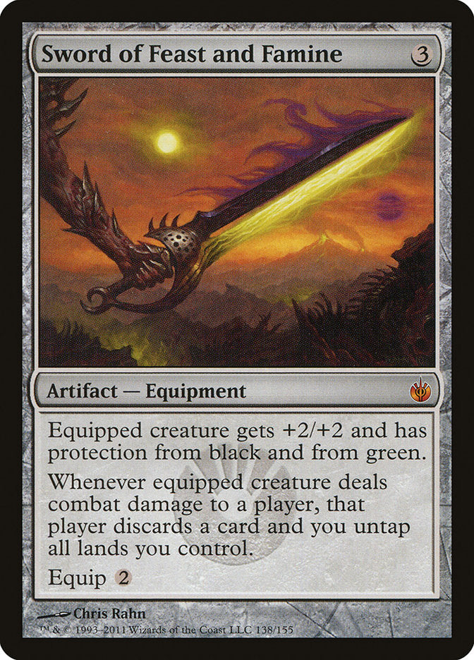 Sword of Feast and Famine [Mirrodin Besieged] | Gate City Games LLC