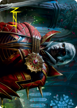 Edgar, Charmed Groom 2 Art Card (Gold-Stamped Signature) [Innistrad: Crimson Vow Art Series] | Gate City Games LLC