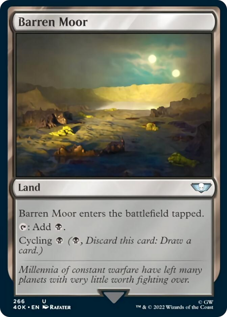 Barren Moor (Surge Foil) [Warhammer 40,000] | Gate City Games LLC