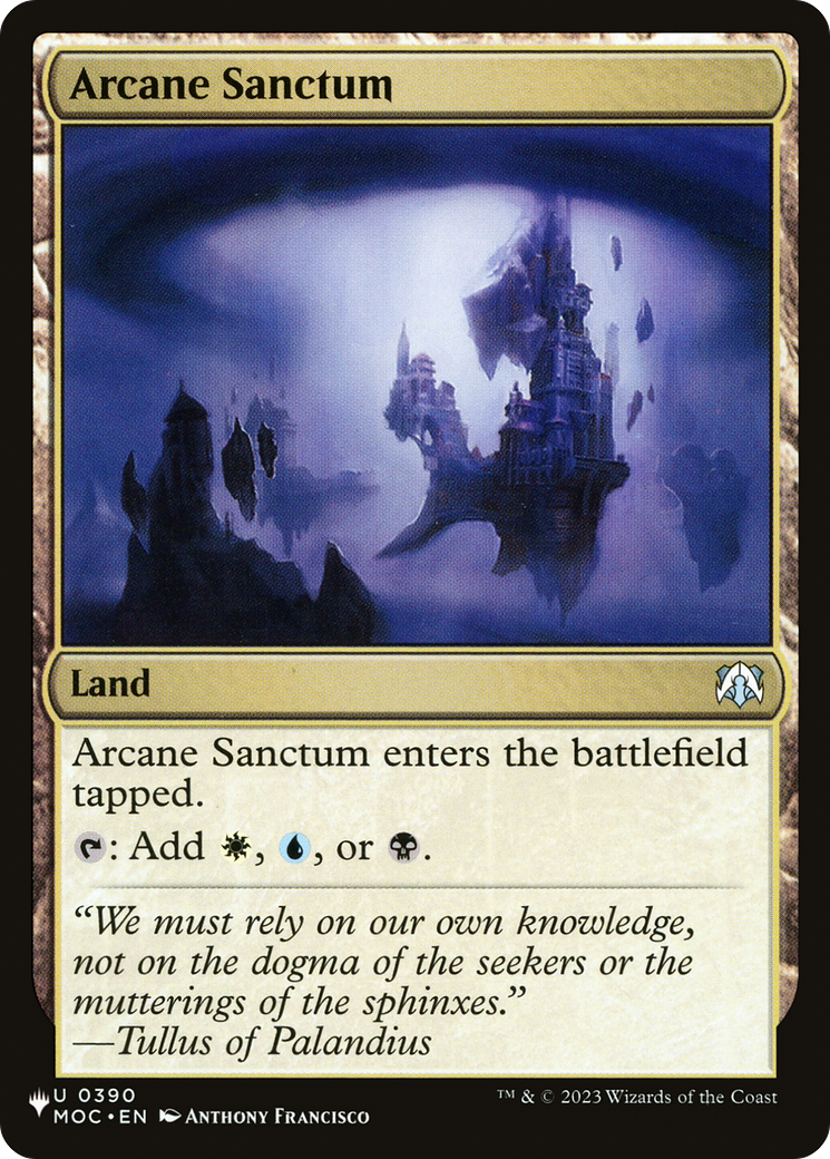 Arcane Sanctum (MOC) [The List] | Gate City Games LLC