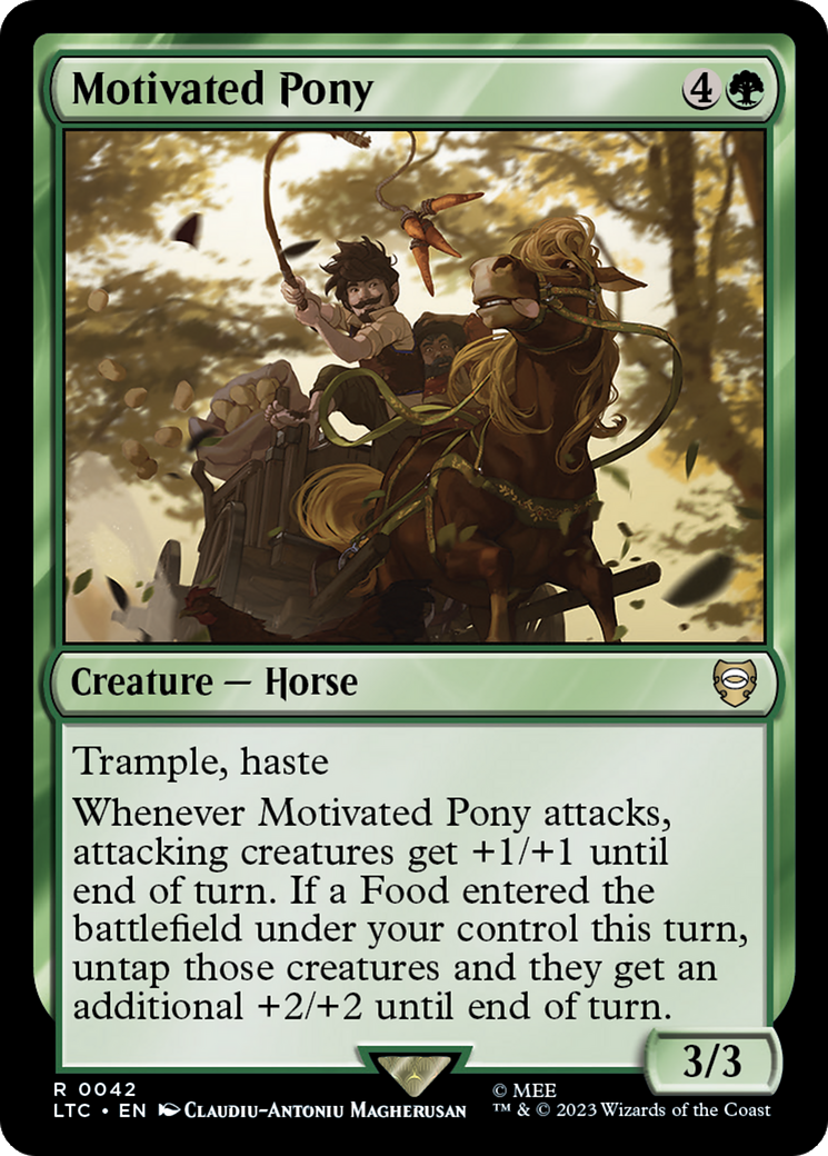 Motivated Pony [The Lord of the Rings: Tales of Middle-Earth Commander] | Gate City Games LLC