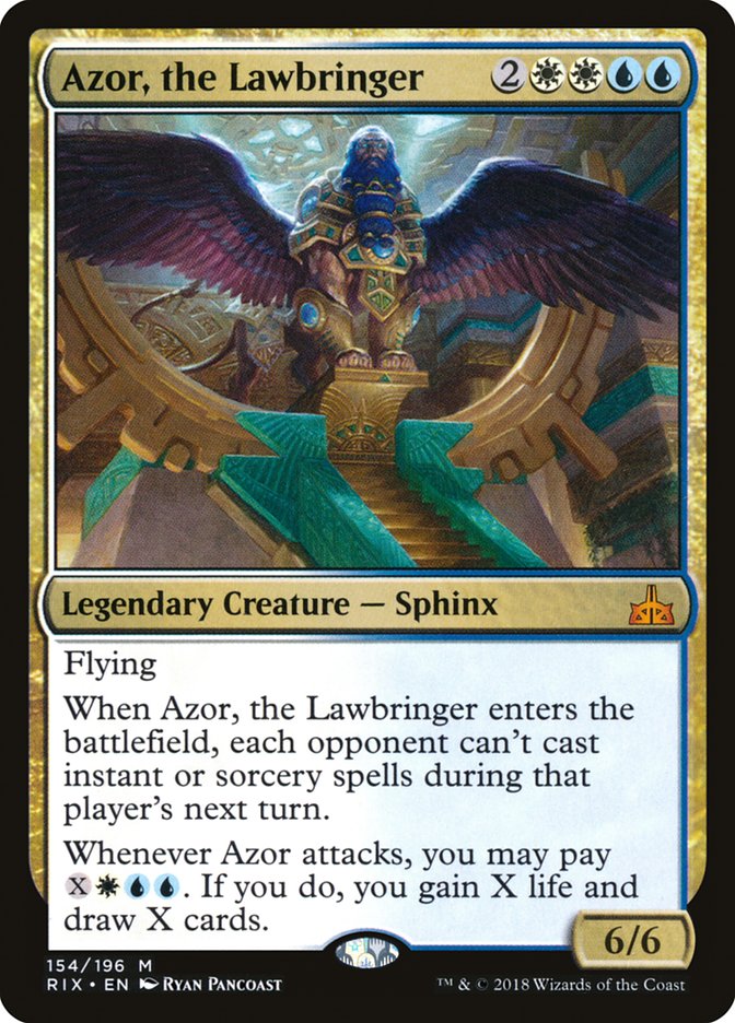 Azor, the Lawbringer [Rivals of Ixalan] | Gate City Games LLC