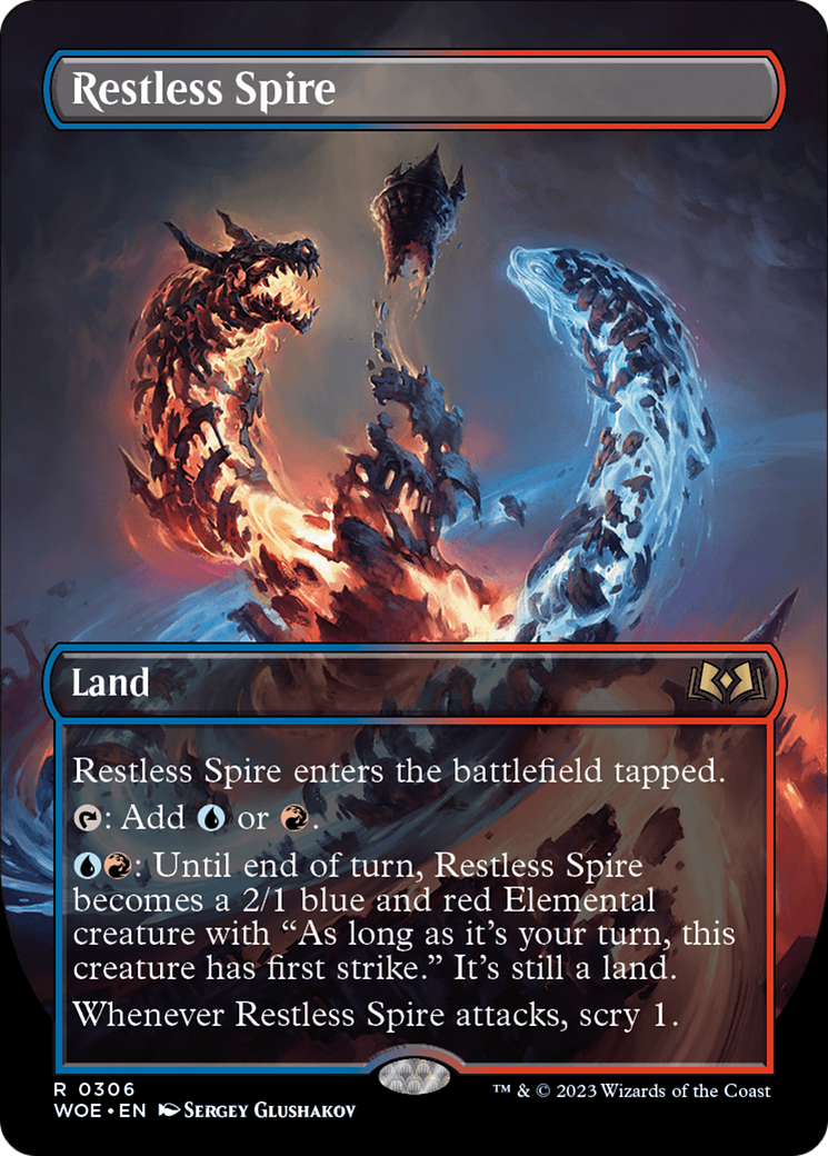Restless Spire (Borderless) [Wilds of Eldraine] | Gate City Games LLC