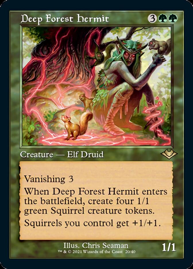 Deep Forest Hermit (Retro Foil Etched) [Modern Horizons] | Gate City Games LLC