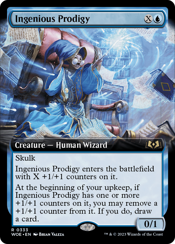 Ingenious Prodigy (Extended Art) [Wilds of Eldraine] | Gate City Games LLC