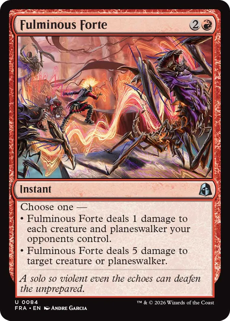 Fulminous Forte [Reality Fracture] | Gate City Games LLC