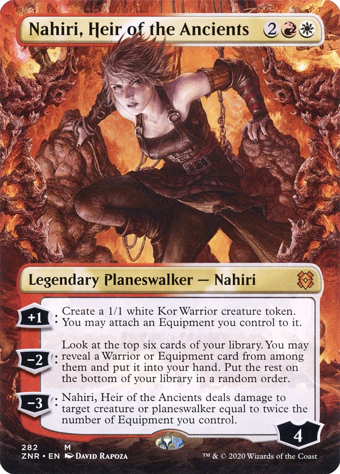 Nahiri, Heir of the Ancients (Borderless) [Zendikar Rising] | Gate City Games LLC