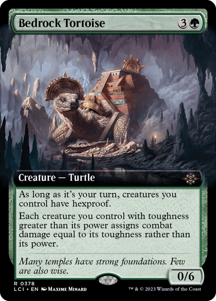 Bedrock Tortoise (Extended Art) [The Lost Caverns of Ixalan] | Gate City Games LLC