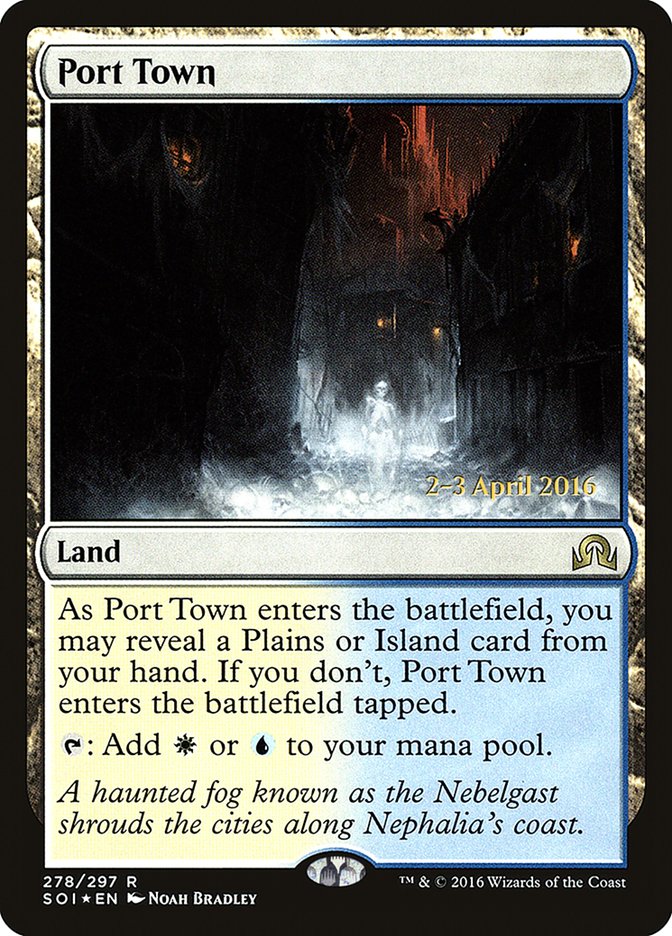 Port Town [Shadows over Innistrad Prerelease Promos] | Gate City Games LLC
