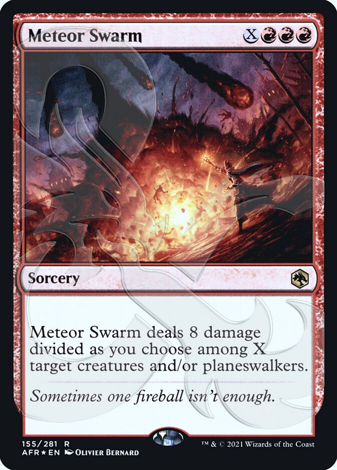 Meteor Swarm (Ampersand Promo) [Dungeons & Dragons: Adventures in the Forgotten Realms Promos] | Gate City Games LLC