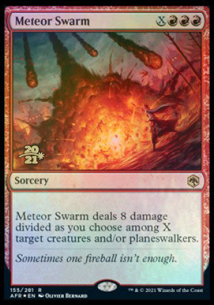 Meteor Swarm [Dungeons & Dragons: Adventures in the Forgotten Realms Prerelease Promos] | Gate City Games LLC