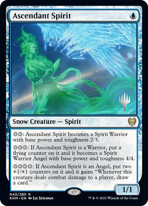 Ascendant Spirit (Promo Pack) [Kaldheim Promos] | Gate City Games LLC