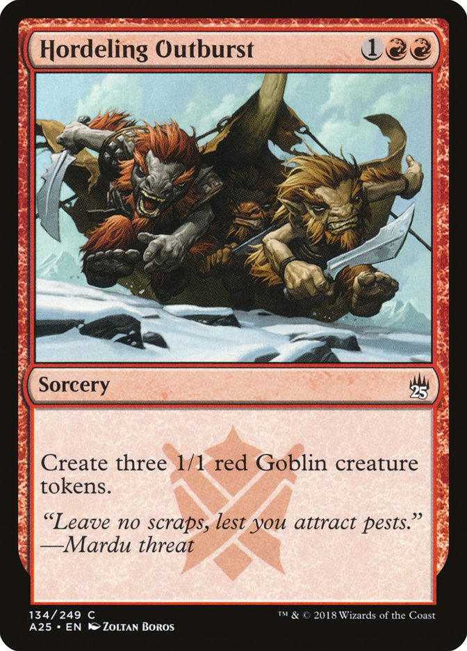 Hordeling Outburst [Masters 25] | Gate City Games LLC