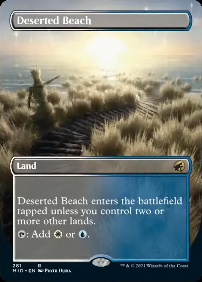 Deserted Beach (Borderless Alternate Art) [Innistrad: Midnight Hunt] | Gate City Games LLC