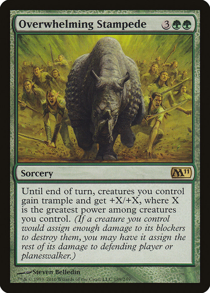 Overwhelming Stampede [Magic 2011] | Gate City Games LLC