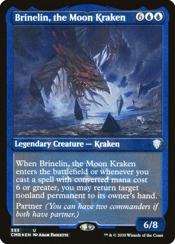 Brinelin, the Moon Kraken (Etched) [Commander Legends] | Gate City Games LLC