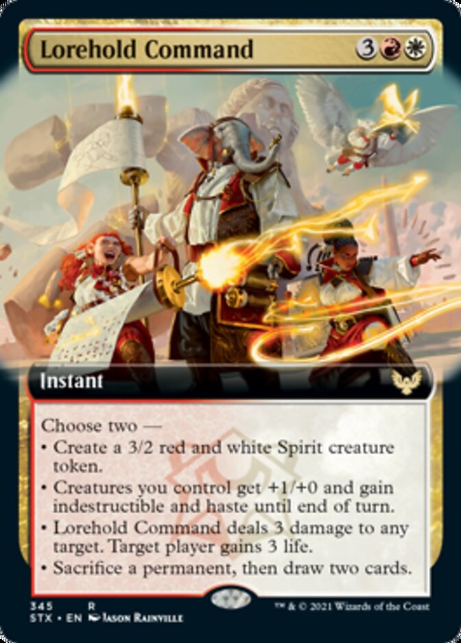 Lorehold Command (Extended Art) [Strixhaven: School of Mages] | Gate City Games LLC