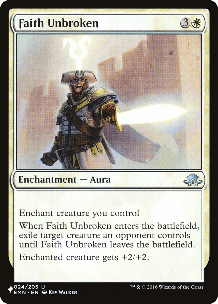 Faith Unbroken [The List] | Gate City Games LLC