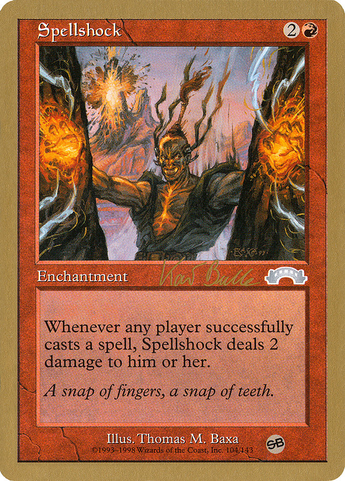 Spellshock (Kai Budde) (SB) [World Championship Decks 1999] | Gate City Games LLC