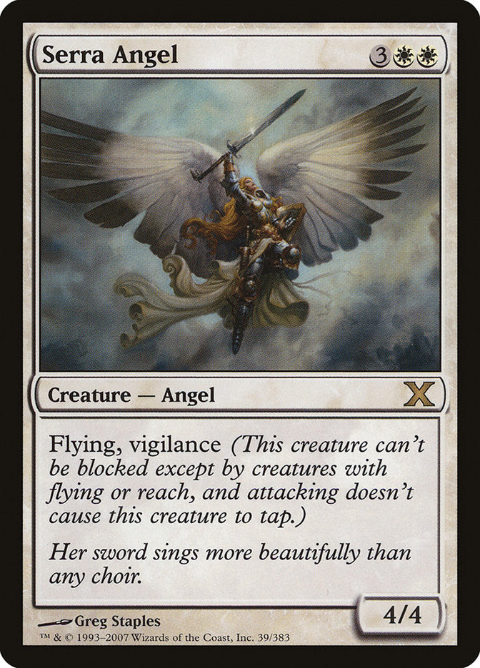 Serra Angel [Tenth Edition] | Gate City Games LLC